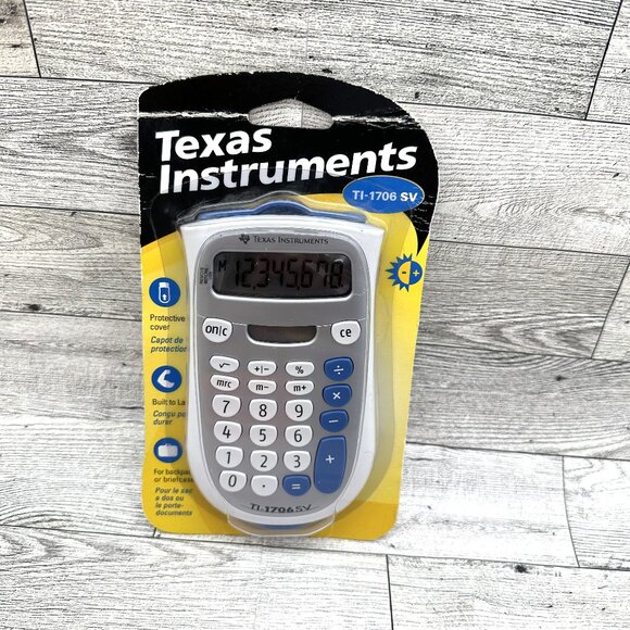 Brand New Texas Instruments TI-1706‎ SV Handheld - Calculator w/Case - Picture 1 of 2